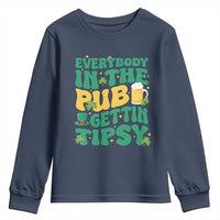 St. Patrick's Day Pub Youth Sweatshirt Everybody In The Pub Getting Tipsy Irish Pub