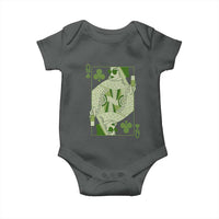 St. Patrick's Day Pub Baby Onesie Queen of Clubs Fun Green Pub