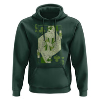 St. Patrick's Day Pub Hoodie Queen of Clubs Fun Green Pub