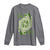 St. Patrick's Day Pub Long Sleeve Shirt Queen of Clubs Fun Green Pub
