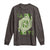 St. Patrick's Day Pub Long Sleeve Shirt Queen of Clubs Fun Green Pub