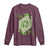St. Patrick's Day Pub Long Sleeve Shirt Queen of Clubs Fun Green Pub