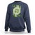 St. Patrick's Day Pub Sweatshirt Queen of Clubs Fun Green Pub