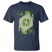 St. Patrick's Day Pub T Shirt Queen of Clubs Fun Green Pub