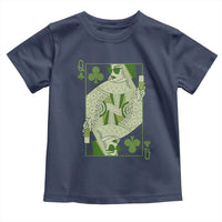St. Patrick's Day Pub Toddler T Shirt Queen of Clubs Fun Green Pub