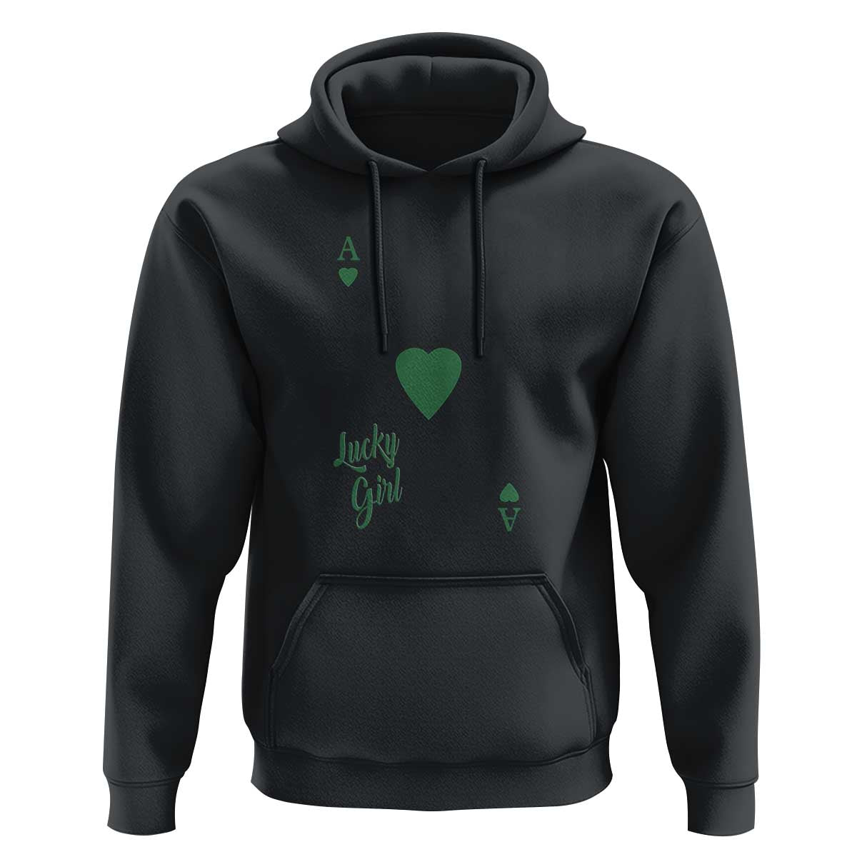 St Patricks Day Irish Lucky Girl Hoodie