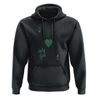 St Patricks Day Irish Lucky Girl Hoodie