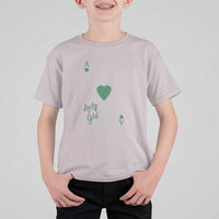 St Patricks Day Irish Lucky Girl T Shirt For Kid