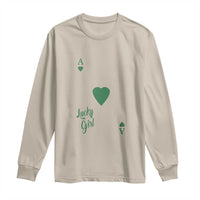 St Patricks Day Irish Lucky Girl Long Sleeve Shirt