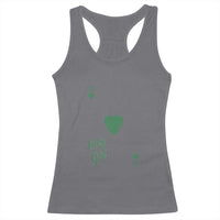 St Patricks Day Irish Lucky Girl Racerback Tank Top