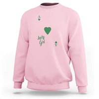 St Patricks Day Irish Lucky Girl Sweatshirt