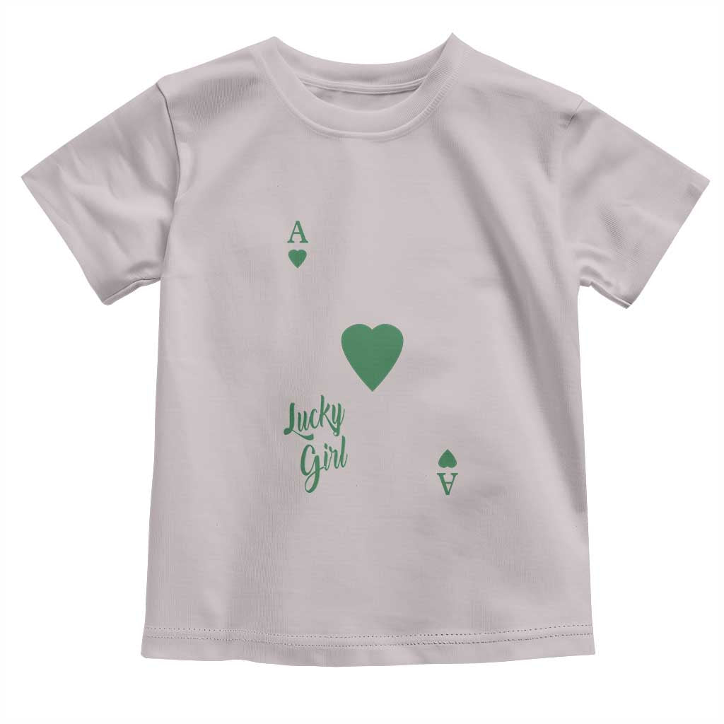 St Patricks Day Irish Lucky Girl Toddler T Shirt