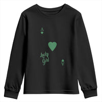 St Patricks Day Irish Lucky Girl Youth Sweatshirt