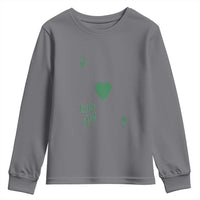 St Patricks Day Irish Lucky Girl Youth Sweatshirt