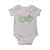 Kiss Me I'm Irish Baby Onesie Green Heart Locket St. Patrick's Day Pride