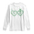 Kiss Me I'm Irish Long Sleeve Shirt Green Heart Locket St. Patrick's Day Pride