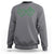 Kiss Me I'm Irish Sweatshirt Green Heart Locket St. Patrick's Day Pride
