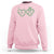 Kiss Me I'm Irish Sweatshirt Green Heart Locket St. Patrick's Day Pride