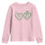 Kiss Me I'm Irish Youth Sweatshirt Green Heart Locket St. Patrick's Day Pride