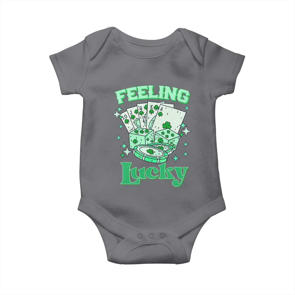 St. Patrick's Day Casino Feeling Lucky Baby Onesie Las Vegas Girls Trip