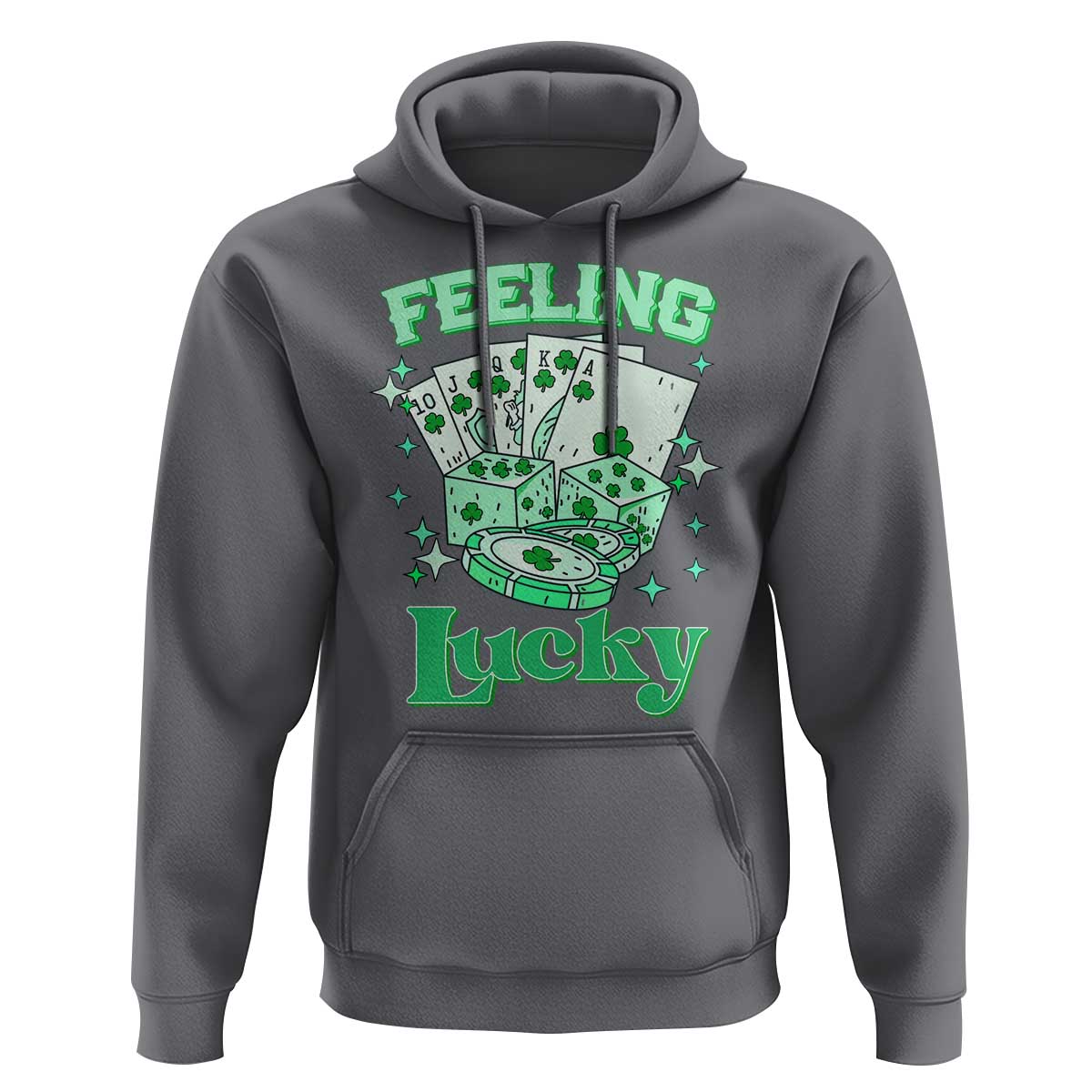 St. Patrick's Day Casino Feeling Lucky Hoodie Las Vegas Girls Trip
