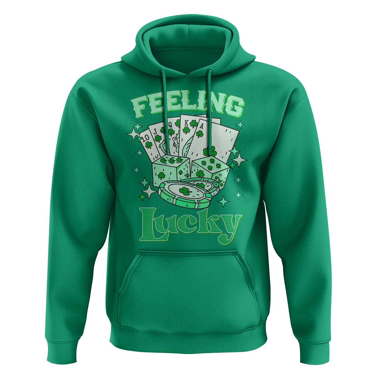 St. Patrick's Day Casino Feeling Lucky Hoodie Las Vegas Girls Trip