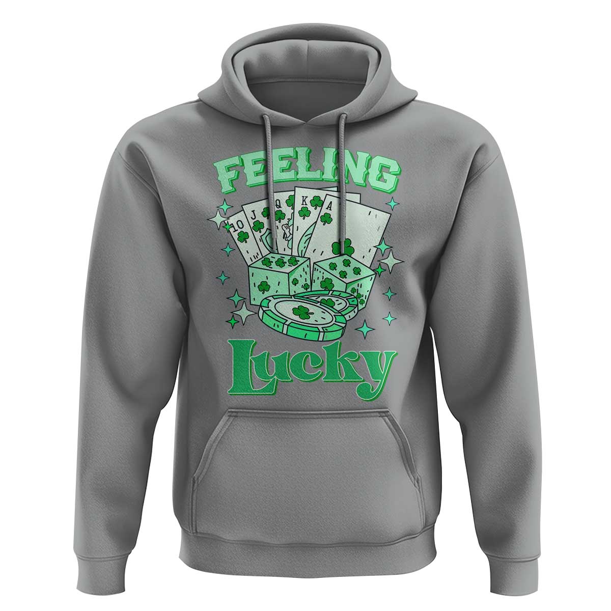 St. Patrick's Day Casino Feeling Lucky Hoodie Las Vegas Girls Trip
