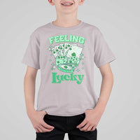 St. Patrick's Day Casino Feeling Lucky T Shirt For Kid Las Vegas Girls Trip