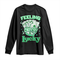 St. Patrick's Day Casino Feeling Lucky Long Sleeve Shirt Las Vegas Girls Trip