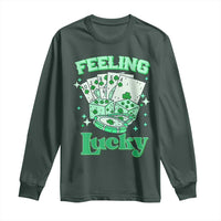St. Patrick's Day Casino Feeling Lucky Long Sleeve Shirt Las Vegas Girls Trip