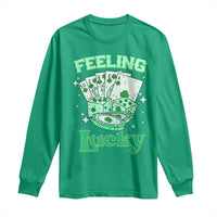 St. Patrick's Day Casino Feeling Lucky Long Sleeve Shirt Las Vegas Girls Trip