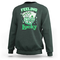 St. Patrick's Day Casino Feeling Lucky Sweatshirt Las Vegas Girls Trip