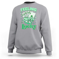 St. Patrick's Day Casino Feeling Lucky Sweatshirt Las Vegas Girls Trip