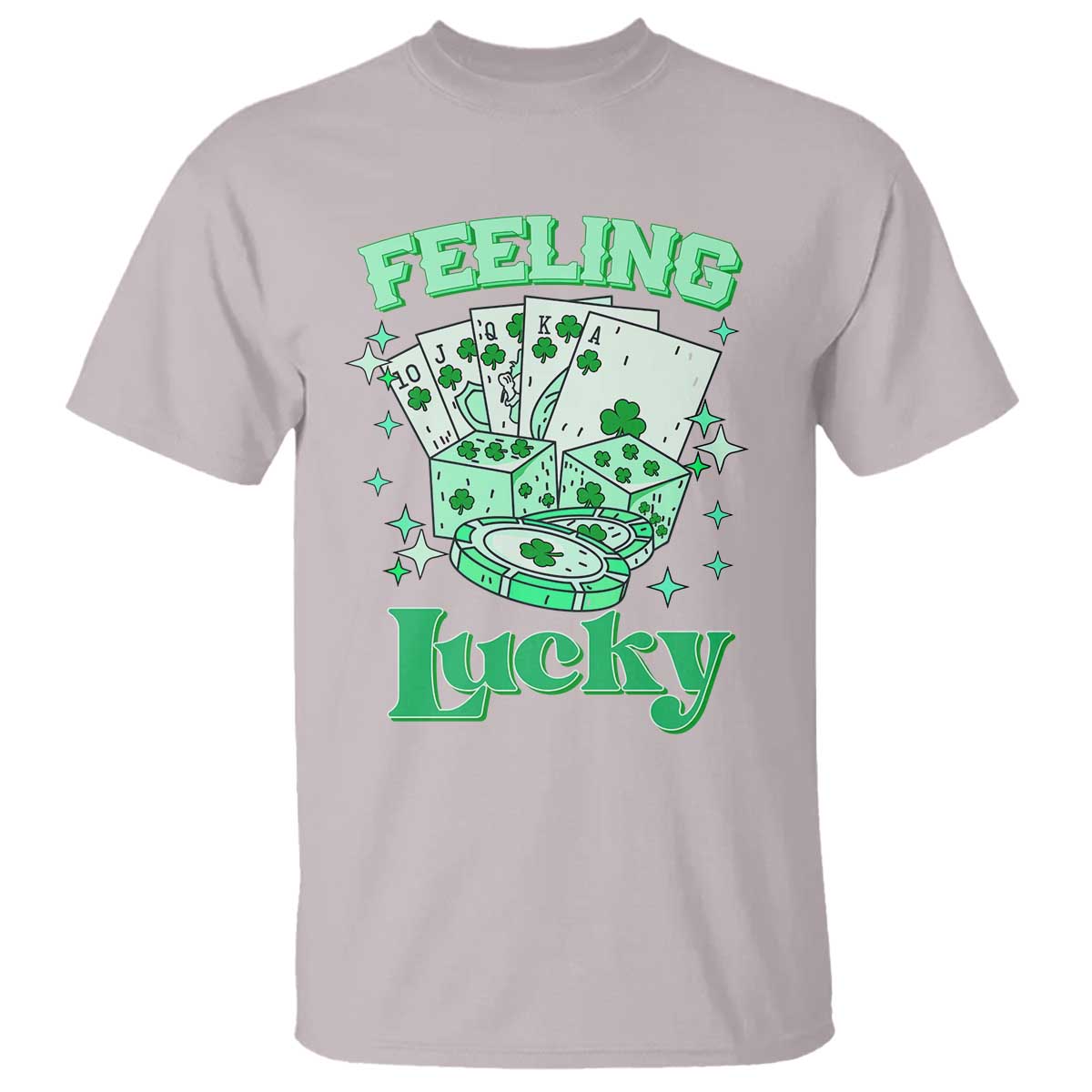 St. Patrick's Day Casino Feeling Lucky T Shirt Las Vegas Girls Trip