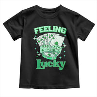 St. Patrick's Day Casino Feeling Lucky Toddler T Shirt Las Vegas Girls Trip