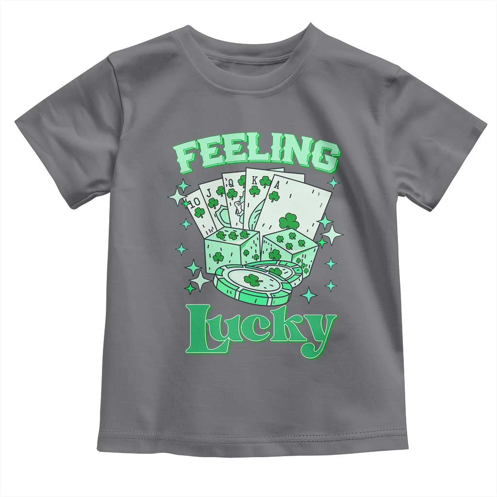 St. Patrick's Day Casino Feeling Lucky Toddler T Shirt Las Vegas Girls Trip