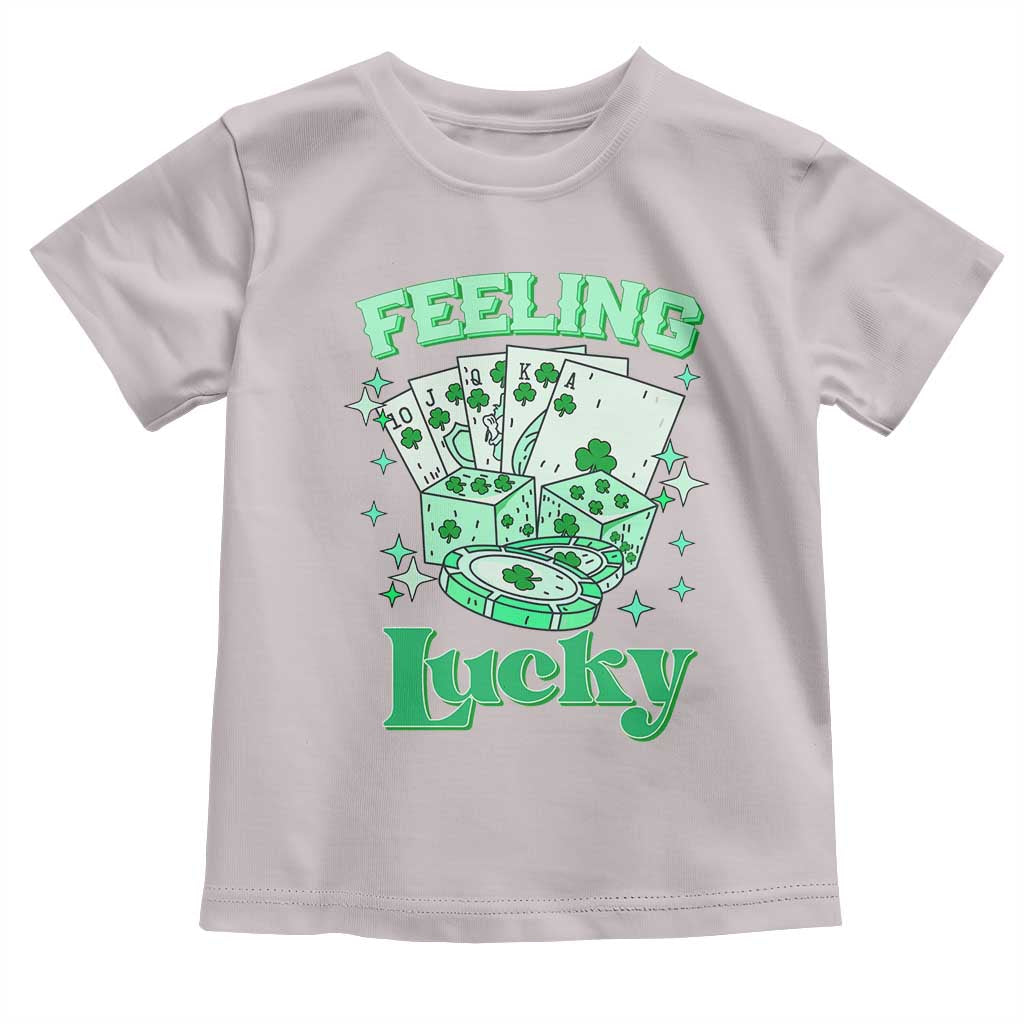 St. Patrick's Day Casino Feeling Lucky Toddler T Shirt Las Vegas Girls Trip