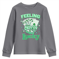 St. Patrick's Day Casino Feeling Lucky Youth Sweatshirt Las Vegas Girls Trip