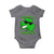 Funny St. Patrick's Day Marijuana Baby Onesie Kiss Me I'm Highrish 420 High Irish Weed