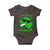 Funny St. Patrick's Day Marijuana Baby Onesie Kiss Me I'm Highrish 420 High Irish Weed