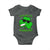 Funny St. Patrick's Day Marijuana Baby Onesie Kiss Me I'm Highrish 420 High Irish Weed