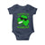 Funny St. Patrick's Day Marijuana Baby Onesie Kiss Me I'm Highrish 420 High Irish Weed