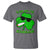 Funny St. Patrick's Day Marijuana T Shirt Kiss Me I'm Highrish 420 High Irish Weed