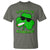 Funny St. Patrick's Day Marijuana T Shirt Kiss Me I'm Highrish 420 High Irish Weed
