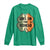 Funny Irish St Patricks Day Long Sleeve Shirt Shamrock Dibs On The Redhead