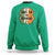 Funny Irish St Patricks Day Sweatshirt Shamrock Dibs On The Redhead