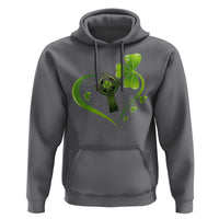 St Patricks Day Hoodie Lucky Clover Irish Shamrock Celtic Cross