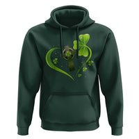 St Patricks Day Hoodie Lucky Clover Irish Shamrock Celtic Cross