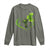 St Patricks Day Long Sleeve Shirt Lucky Clover Irish Shamrock Celtic Cross