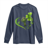 St Patricks Day Long Sleeve Shirt Lucky Clover Irish Shamrock Celtic Cross